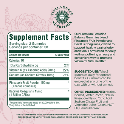 Feminine Balance Gummies